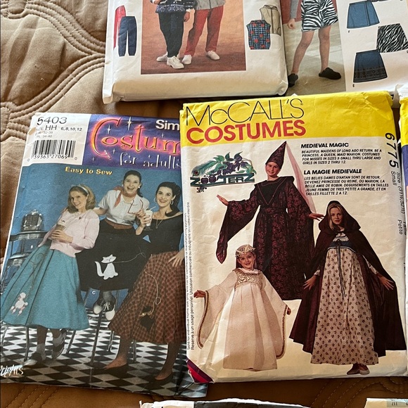 10 Simplicity, Butterick, McCalls Sewing Patterns Collection - Picture 4 of 7